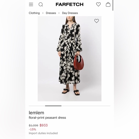 NWOT Lemlem Sea Floral Long Sleeve Shirtdress - Picture 16 of 16